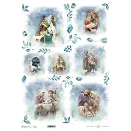 papier-ryzowy-do-decoupage-a3-swieta-rodzina