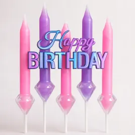 swieczki-rozowo-fioletowe-topper-happy-birthday-fade-zestaw-6-szt