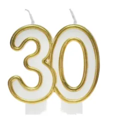 swieczki-ze-zlotym-cyfra-30-liczba-trzydziestka-trzydzieste-urodziny-party