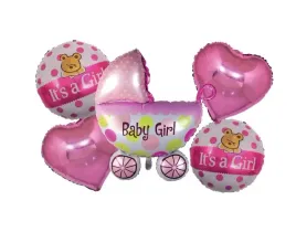 zestaw-balonow-baby-shower-rozowy-wozek