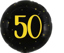 balon-foliowy-okragly-czarne-kolo-urodziny-50-piecdziesiatka-hel-45-cm