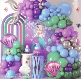 duzy-zestaw-balonow-kolorowych-luk-syrenka-muszelki-balonowy-121pcs