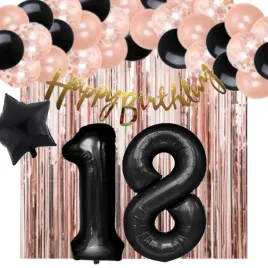 zestaw-balonow-18-urodziny-rosegold-czern-konfettiimpreza-party