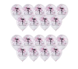 balony-transparentne-1-urodziny-roczek-konfetti-rozowe-20-szt