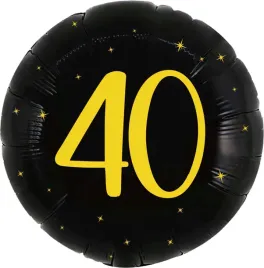 balon-foliowy-okragly-czarne-kolo-urodziny-40-czterdziestka-hel-45-cm
