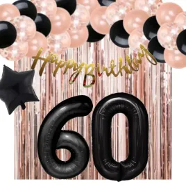 zestaw-balonow-60-urodziny-rosegold-czern-konfetti-impreza-party