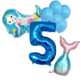 zestaw-balonow-5-urodziny-syrena-8szt-dowolna-liczba-impreza-party-urodziny