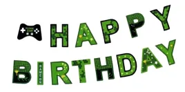 baner-girlanda-game-on-happy-birthday-14ele-urodziny-dziecko-gracza-gaming