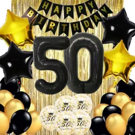 zestaw-balonow-50-urodziny-33szt-konfetti-czern-zloto-impreza-urodziny
