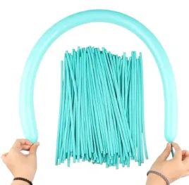 balony-dlugie-do-modelowania-pastelowe-turkusowe-zielone-20-szt-30-cm