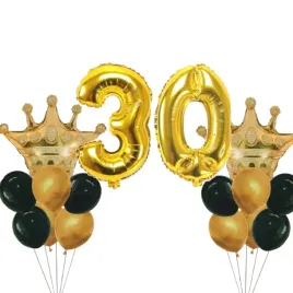 zestaw-balony-30-urodziny-16szt-zloto-korona-impreza-party-urodziny