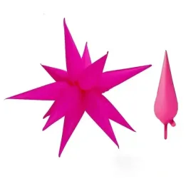 balon-foliowy-gwiazda-fluesencyjna-fuksja-3d-impreza-balony-party-66cm