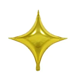 balon-foliowy-gwiazda-czteroramienna-65cm-zlota-impreza-party-urodziny