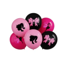 balony-lateksowe-rozowy-czarny-6szt-30cm-kokarda-ksiezniczka-impreza-party