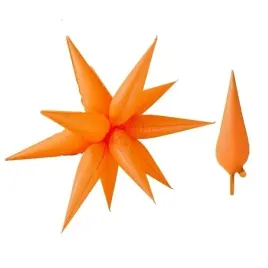 balon-foliowy-gwiazda-fluesencyjna-pomaranczowa-3d-impreza-balony-party-66c