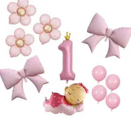 zestaw-balonow-baby-girl-cyfra-1-kwiatki-rozowa-dekoracja