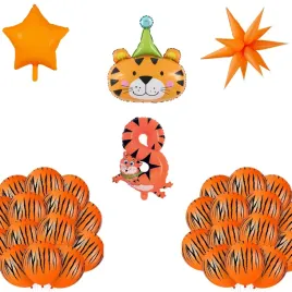 tygrysi-zestaw-dekoracji-na-8-urodziny-safari-zoo-24-sztuki