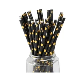 slomki-rurki-papierowe-czarne-w-zlote-grochy-10-szt-jednorazowe-impreza-eco