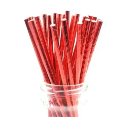 slomki-rurki-papierowe-czerwone-metaliczne-25-szt-jednorazowe-impreza-eco