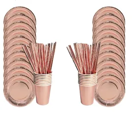 zestaw-kubeczki-talerzyki-slomki-rose-gold