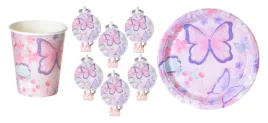 zestaw-urodzinowy-kubeczki-talerzyki-18cm-gwizdki-motyle-motyl-dziecko