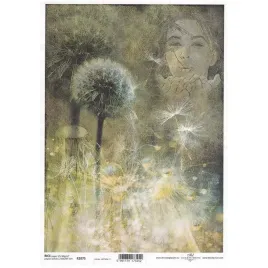papier-ryzowy-do-decoupage-twarz-kobiety-dmuchawce