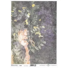 papier-ryzowy-do-decoupage-twarz-kobiety-rosliny