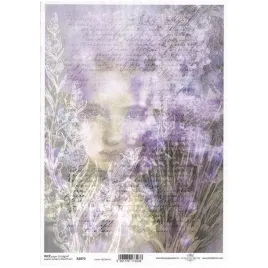 papier-ryzowy-do-decoupage-twarz-kobiety-lawenda