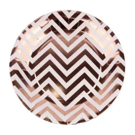 talerzyki-papierowe-rose-gold-zygzak-18cm-party