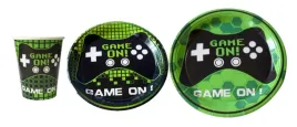 zestaw-game-on-kubki-talerze-23cm-18szt-zielony-pad-konsola-zastawa