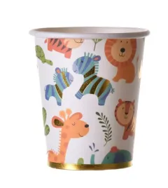 kubki-papierowe-urodzinowe-zoo-zwierzatka-6szt-eko