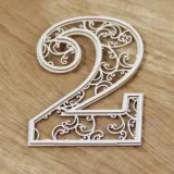 tekturka-monogram-cyfra-2-monograce-7cm-stan-nowy