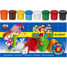 farby-plakatowe-8-kolorow-x-20ml-flamingo