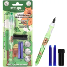 pioro-wieczne-wymazywalne-ze-stalowka-strigo-kapibara-zielone