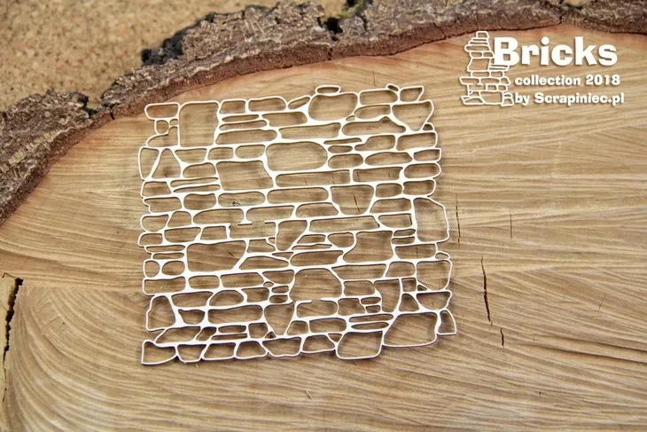 tekturka-scrapki-bricks-mala-sciana-murek-stan-nowy