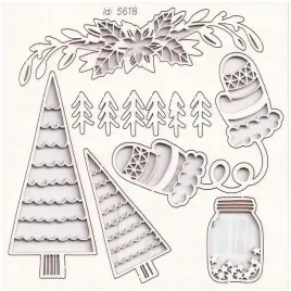 tekturka-scrapki-choinki-rekawiczki-swieta