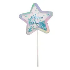 topper-na-tort-gwiazdka-srebrna-happy-birthday-dekoracja-urodzinowa