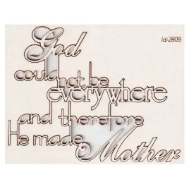 tekturka-scrapki-sentencja-god-made-mother