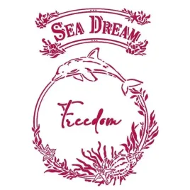 szablon-maska-a4-stamperia-sea-dreams-freedom
