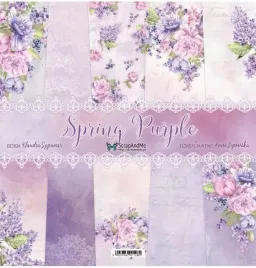 zestaw-papierow-30x30-scrapandme-spring-purple