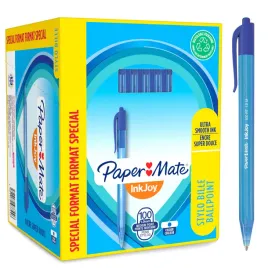 dlugopis-paper-mate-inkjoy-100-rt-1-mm-niebieski-100-sztuk-paczka