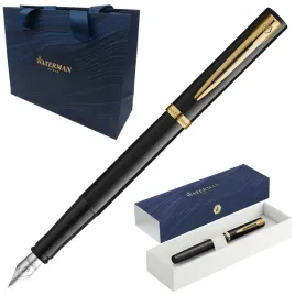 pioro-wieczne-waterman-impression-f-czarne-pozlacane-etui-torebka