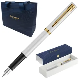 pioro-wieczne-waterman-impression-f-biale-pozlacane-etui-torebka