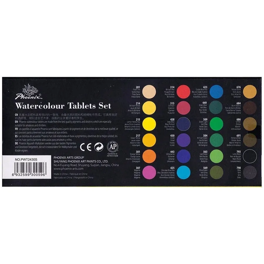 farby-akwarelowe-zestaw-akwarele-24szt-stan-nowy