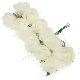 kwiatki-roze-piankowe-ecru-z-tiulem-12szt