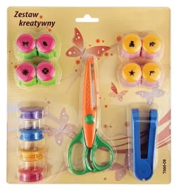 zestaw-kreatywny-dla-dzieci-nozyczki-dziurkacze