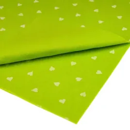 filc-30x40cm-pistacjowy-w-biale-serduszka
