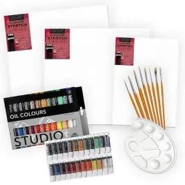 zestaw-malarski-farby-olejne-podobrazia-pedzle