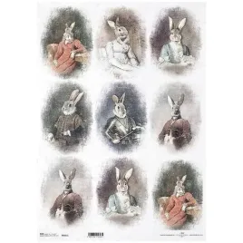 papier-ryzowy-do-decoupage-a3-r661l-zajac-zajace
