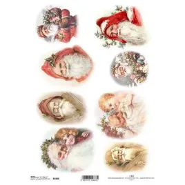 papier-ryzowy-do-decoupage-boze-narodzenie-mikolaj